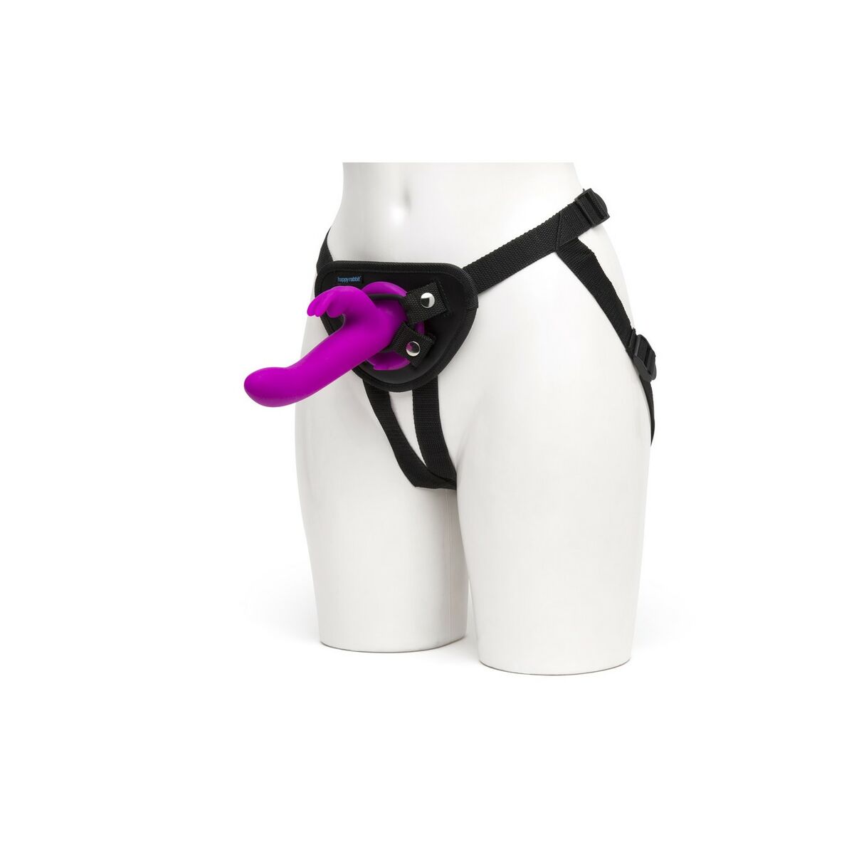 Strap-On Dildo Happy Rabbit Strap-On Harness Set Purple 12,7 cm